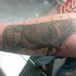 Will Fleischman Cow tattoo